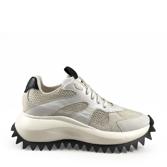 D22 Running<br>Lace-up sneaker white/black