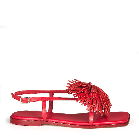 G42_Square open_Infradito rosso