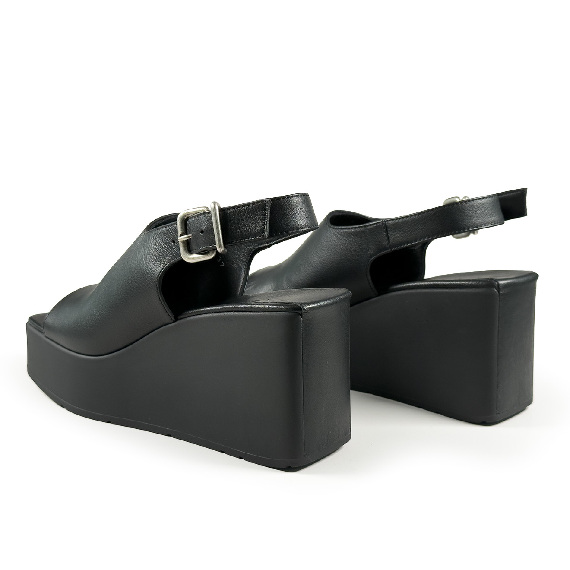 K10_Block_Sandalo Zeppa nero