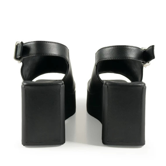 K10_Block_Sandalo Zeppa nero