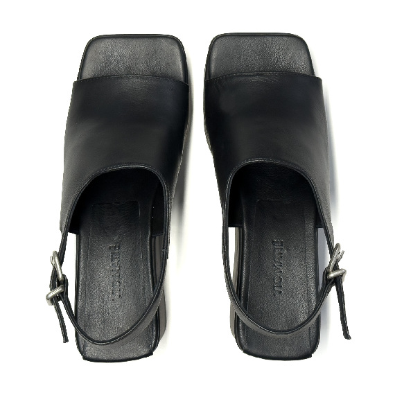 K10_Block_Sandalo Zeppa nero