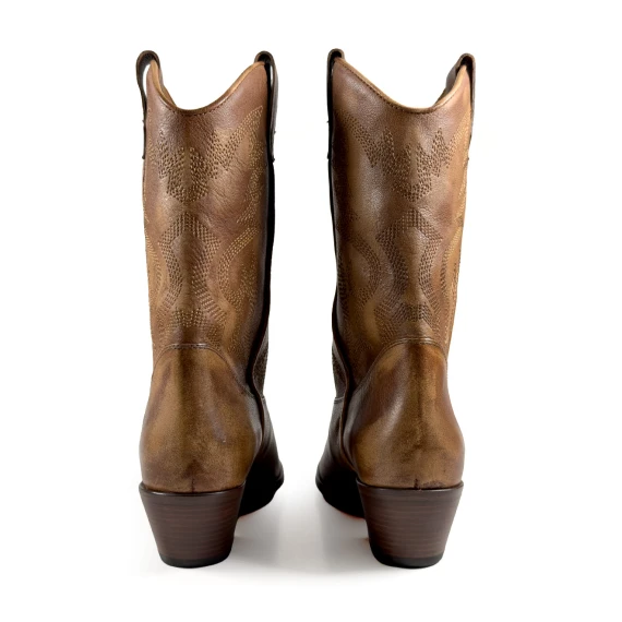 K12_Dallas<br>Western boot tan in buffalo leather