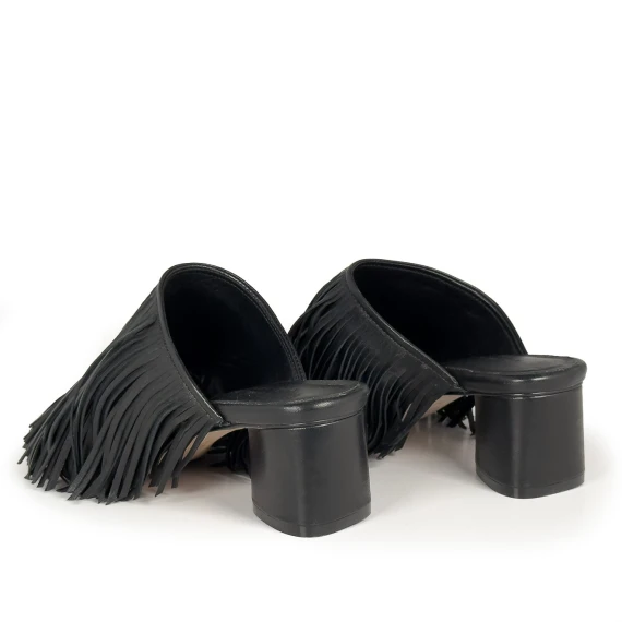 K16_Drop<br>Mule black in soft nappa leather