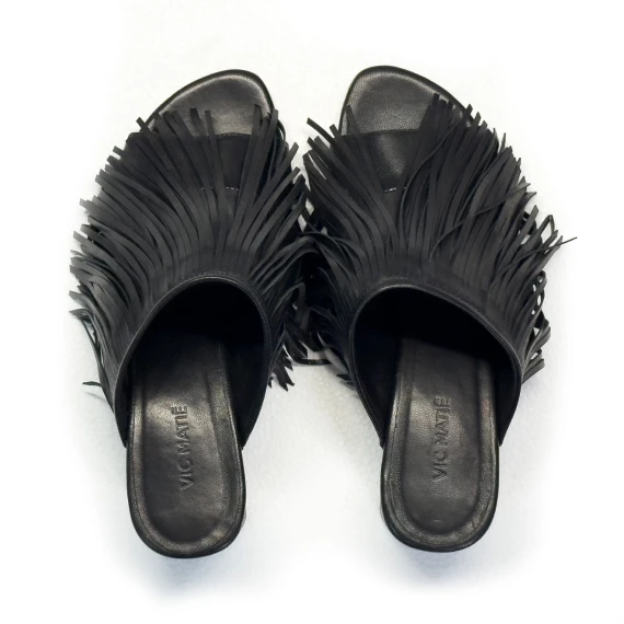 K16_Drop<br>Mule black in soft nappa leather
