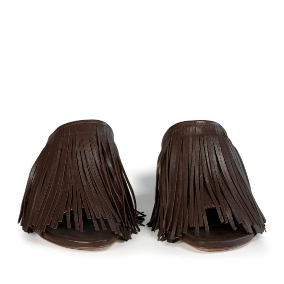 K16_Drop<br>Mule brown in soft nappa leather