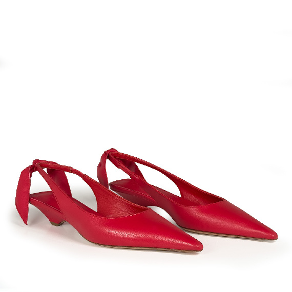 K20_Kitty<br>Chanel slingback red with bow