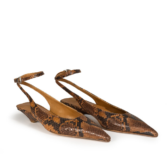 K20_Kitty_Décolleté slingback cuoio