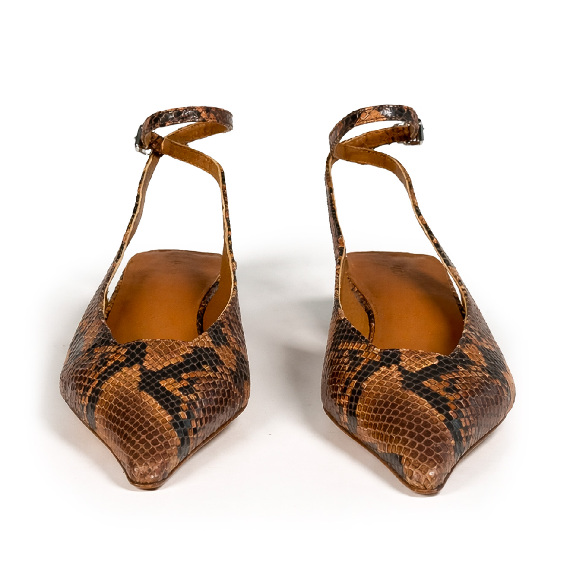 K20_Kitty_Décolleté slingback cuoio