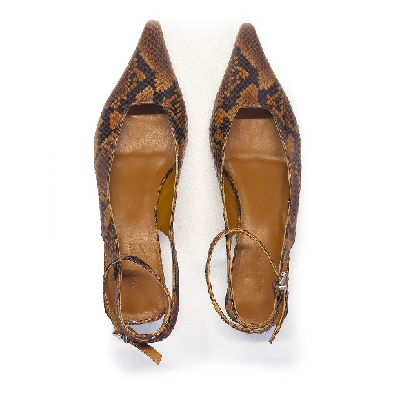 K20_Kitty_Décolleté slingback cuoio