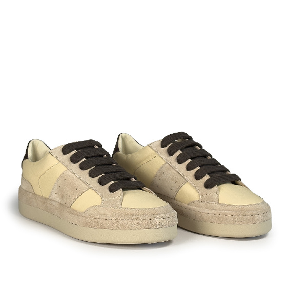 K22_Ring<br>Lace-up shoe pink/beige/dark brown