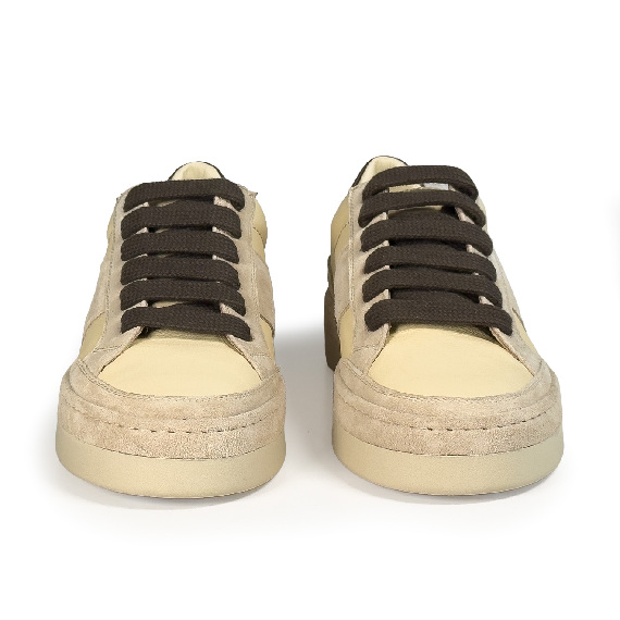 K22_Ring<br>Lace-up shoe pink/beige/dark brown