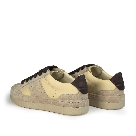 K22_Ring<br>Lace-up shoe pink/beige/dark brown