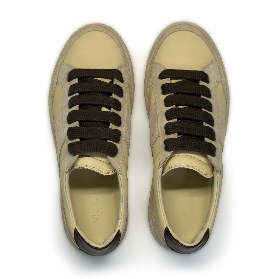 K22_Ring<br>Lace-up shoe pink/beige/dark brown