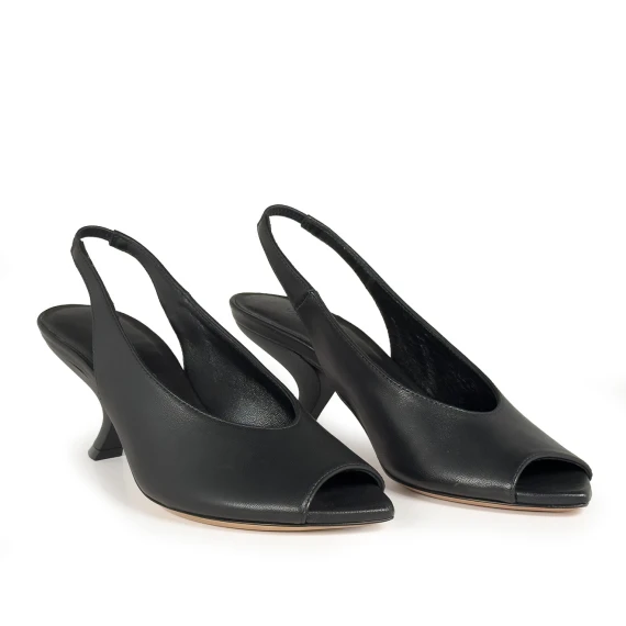 K24_Apostrophe_Décolleté slingback nero