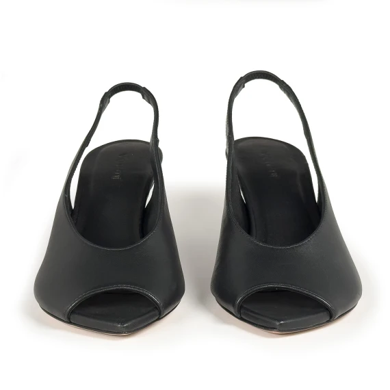 K24_Apostrophe_Décolleté slingback nero