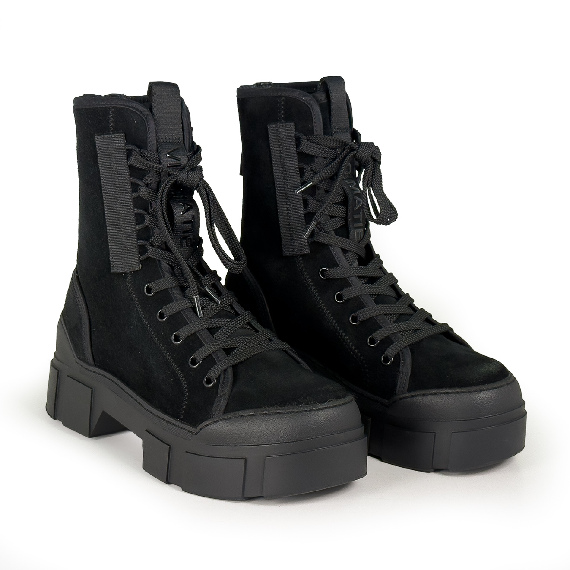 V14 Roccia_Urban Padded Suede Boot black