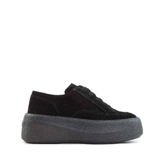 F04 Creepy_ Scarpa  allacciato nera