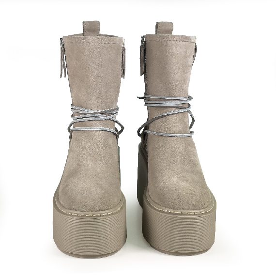 F20 Zeppa Stripy_ Wedge ankle boots cream Vic Matie