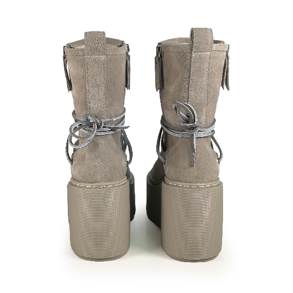 F20 Zeppa Stripy_ Wedge ankle boots cream Vic Matie
