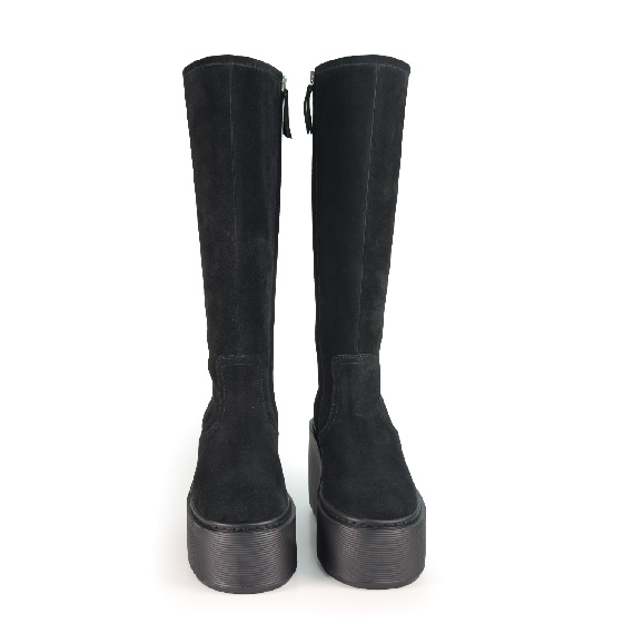 F20 Zeppa Stripy_ Suede boots black Vic Matie
