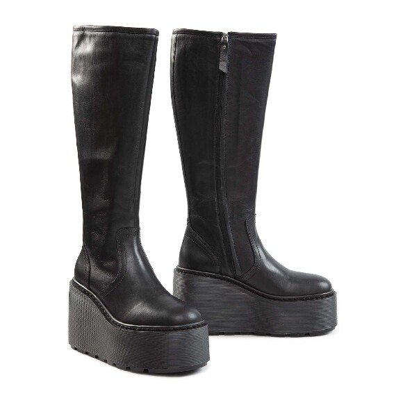 F20 Zeppa Stripy_ Stivale in pelle nero Vic Matie