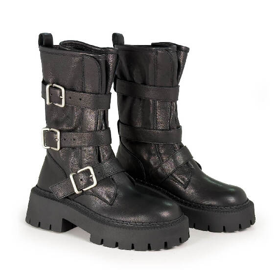 H04 Bob_Biker Buckle black