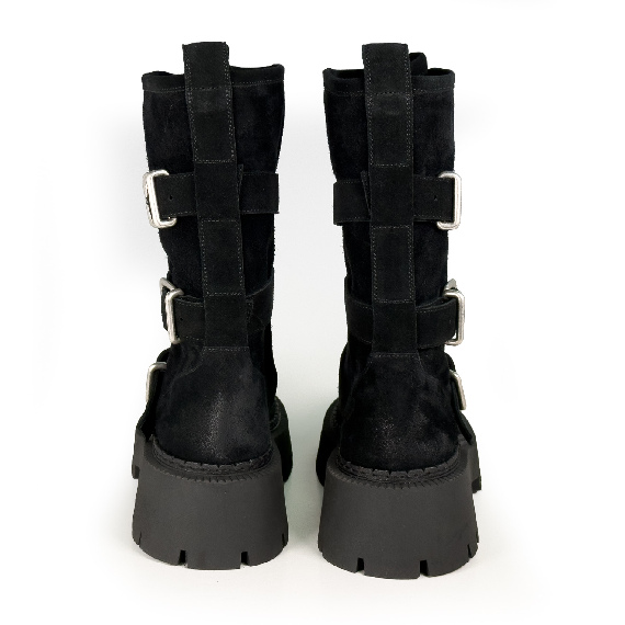 H04 Bob_Biker Buckle suede black Vic Matie