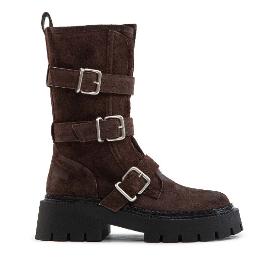H04 Bob_Biker buckle in crosta testa di moro