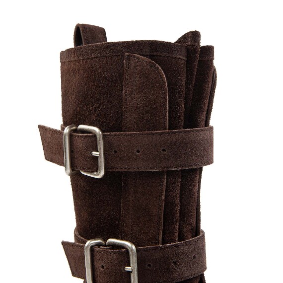 H04 Bob_Biker buckle in crosta testa di moro Vic Matie