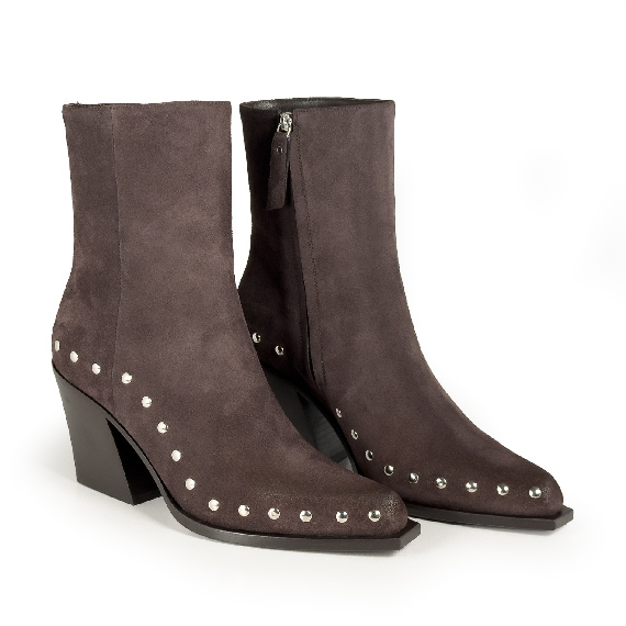H10 Jolene_West Ankle boot testa di moro Vic Matie