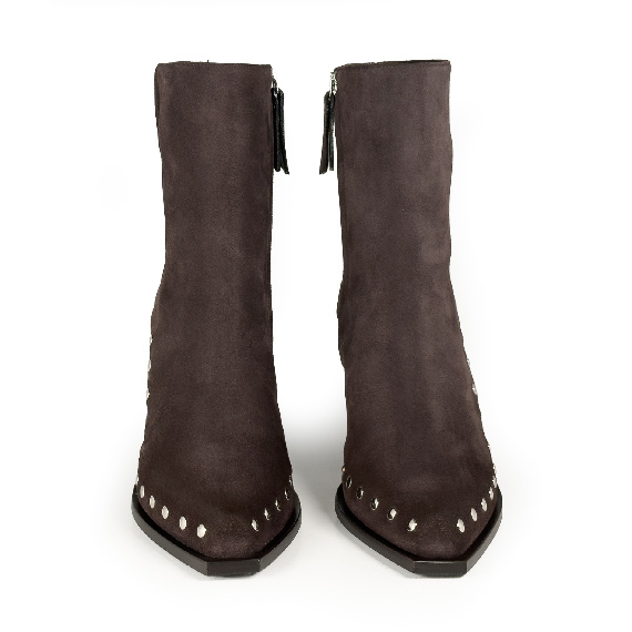 H10 Jolene_West Ankle boot testa di moro Vic Matie