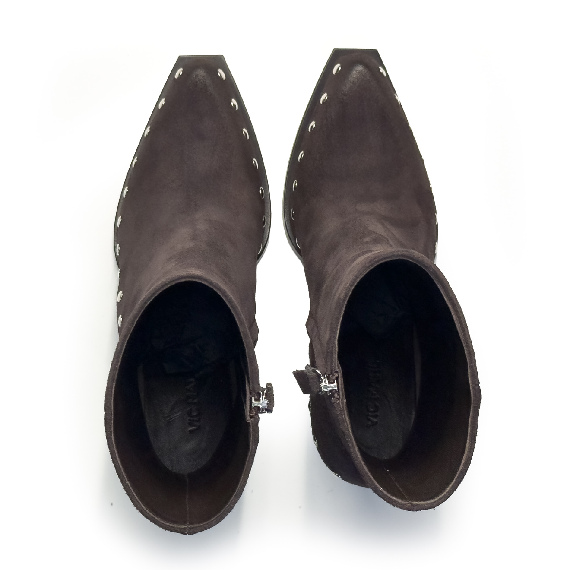 H10 Jolene_West Ankle boot testa di moro Vic Matie