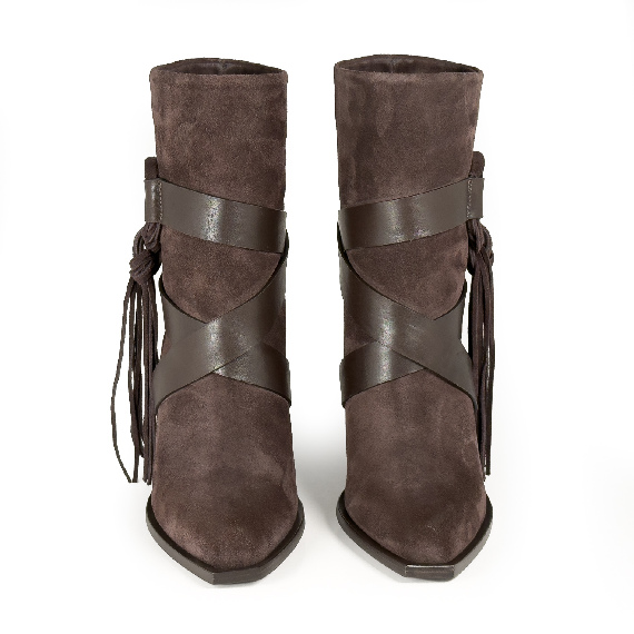 H10 Jolene_West Harness Boot dark brown