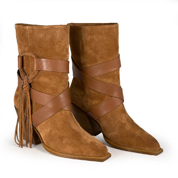 H10 Jolene_West Harness Boot tobacco