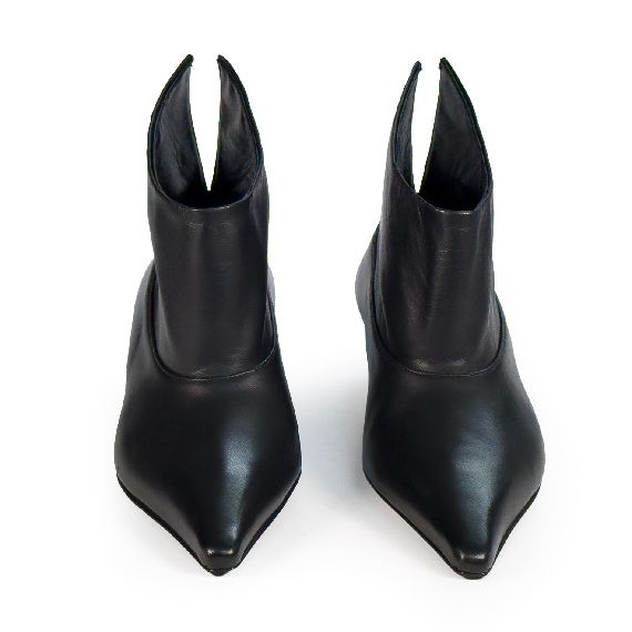 K20_Kitty_Ankle boot in pelle di vitello nera