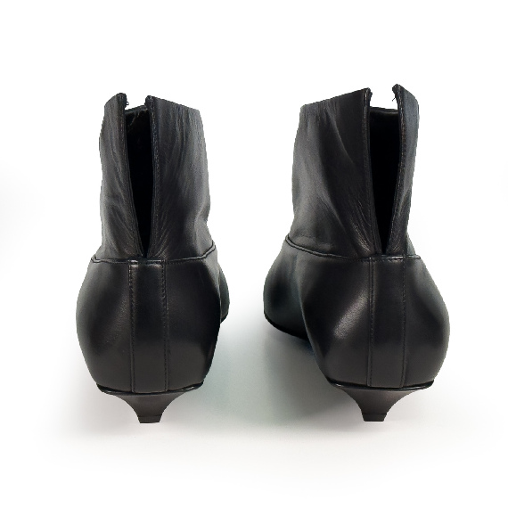 K20_Kitty_Ankle boot in pelle di vitello nera