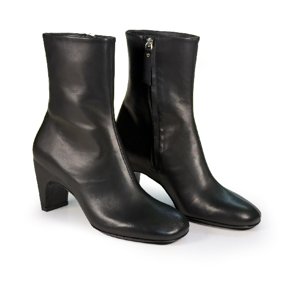 L42_Edge_Ankle boot in pelle nera