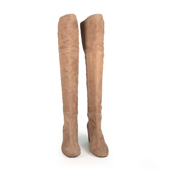L42_Edge__Overknee Boot tortora Vic Matie