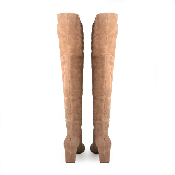 L42_Edge__Overknee Boot tortora Vic Matie