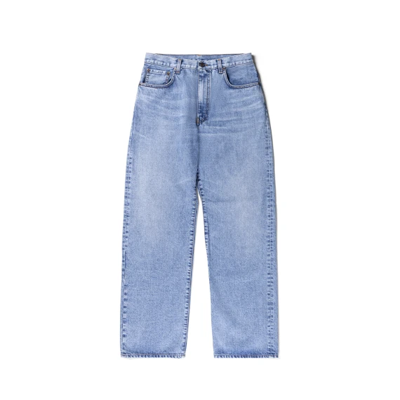Wyatt Brookline Light Denim Jeans with Vintage Stone Bleach Marble Wash Wyatt