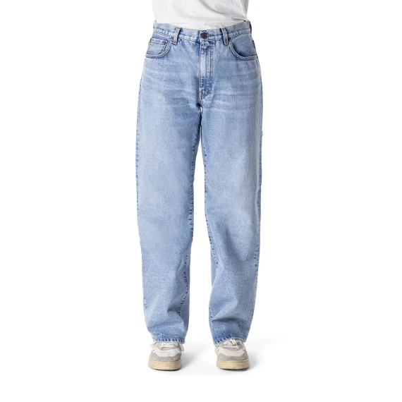 Wyatt - Jeans Brookline in denim chiaro con lavaggio Vintage Stone Bleach Marmorizzato