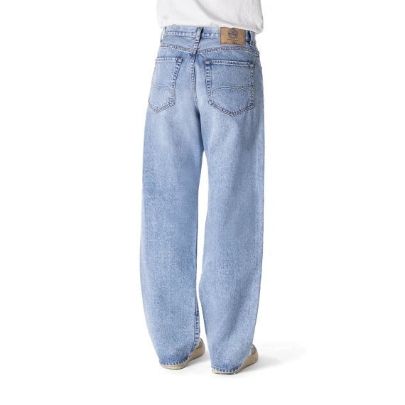 Wyatt Brookline Light Denim Jeans with Vintage Stone Bleach Marble Wash Wyatt
