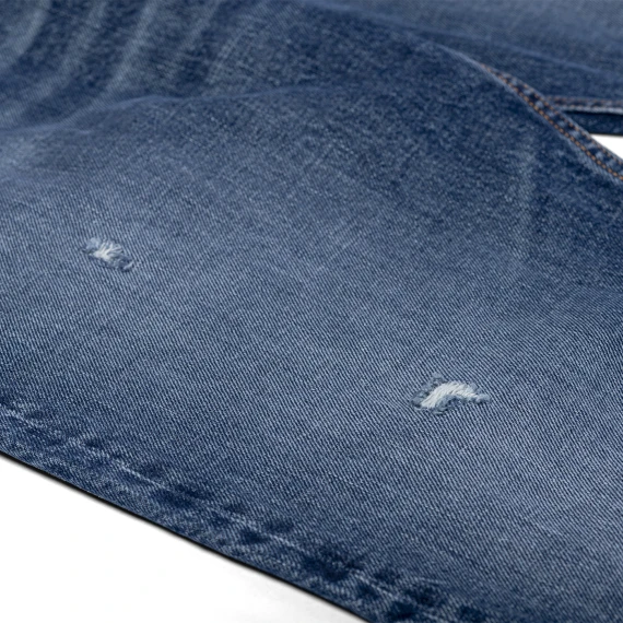 Wyatt Georgia Men's Dirty Vintage Medium Jeans with Rips Wyatt