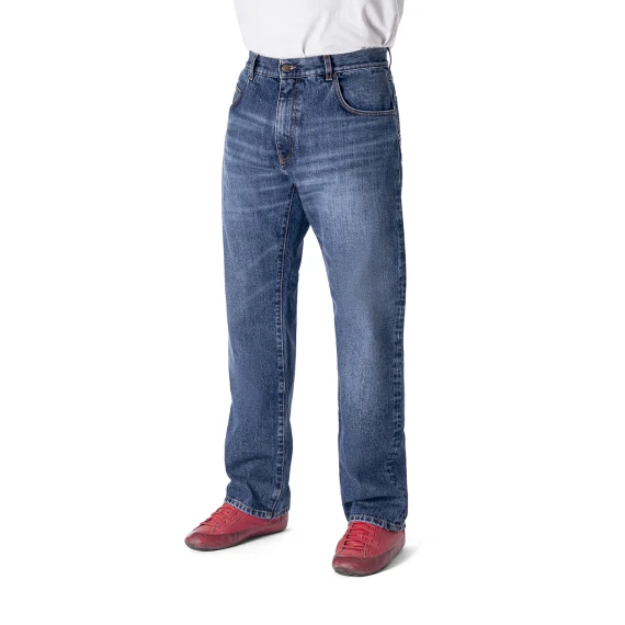 Wyatt Oregon Men's Baggy Jeans Vintage Normal Stone Wash – 32 Inch Length Wyatt