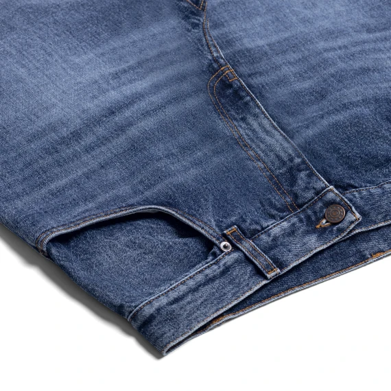 Wyatt Oregon Men's Baggy Jeans Vintage Normal Stone Wash – 34 Inch Length Wyatt