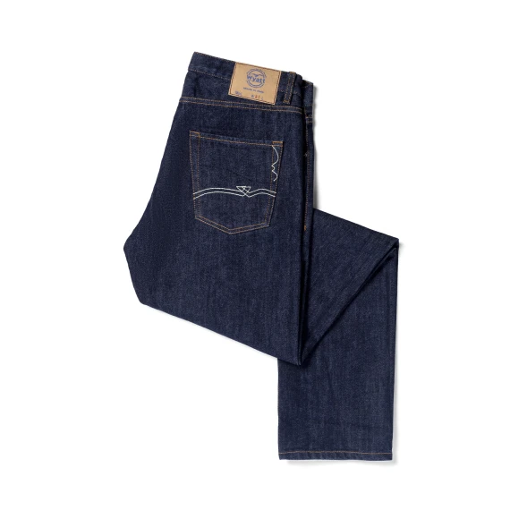Wyatt Orleans Men’s Jeans Dark Blue Rinse Wash Wyatt
