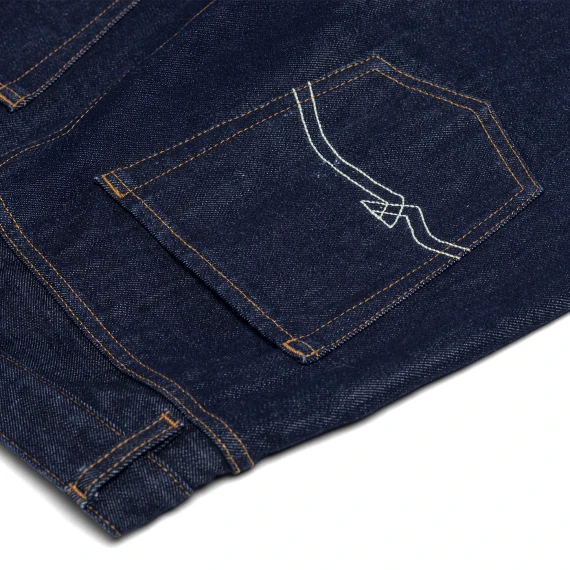 Wyatt Orleans Men’s Jeans Dark Blue Rinse Wash Wyatt
