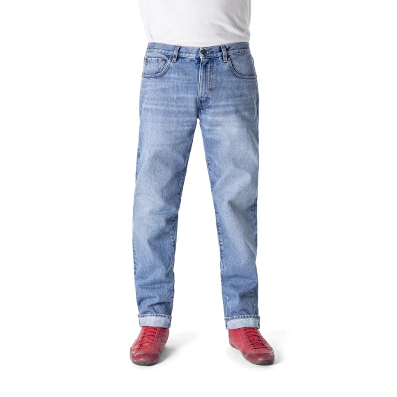 Wyatt Orleans Men's Vintage Stone Bleach Jeans – 32 Inch Length Wyatt