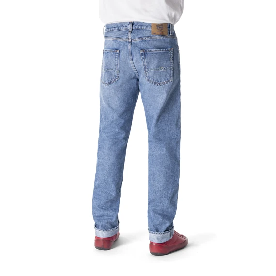 Wyatt Orleans Men's Vintage Stone Bleach Jeans – 36 Inch Length Wyatt