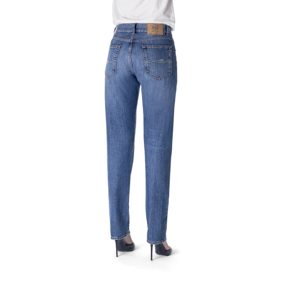 Wyatt Virginia Women's Vintage Medium Light Wash Jeans Wyatt